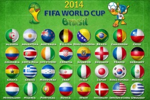 lotul echipelor participant la cupa mondiala 2014