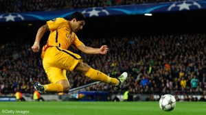 "FC Barcelona v Club Atletico de Madrid  - UEFA Champions League Quarter Final: First Leg"