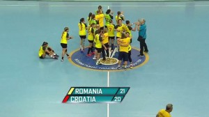 romania croatia 21-20 handbal feminin